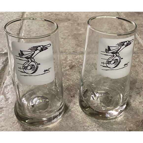 2 ~ Vintage 1970s BC Comics Johnny Hart Caveman Drinking Glasses ~ 5.25” - Picture 3 of 10